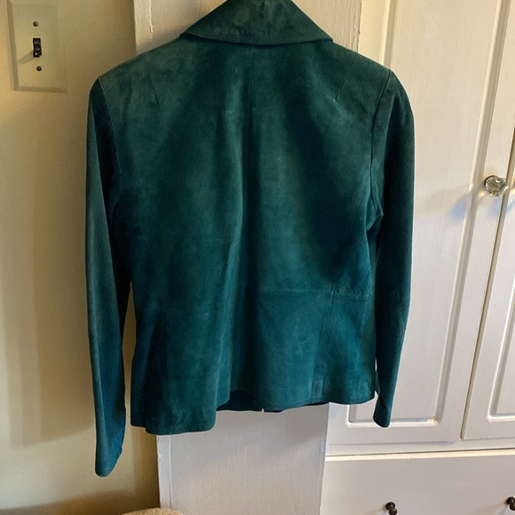 Teal Suede jacket - Picture 3 of 10